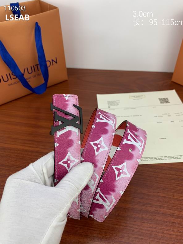 LV Belt 30mmX95-115cm 8L03